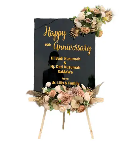 Papan Bunga Akrilik Halong