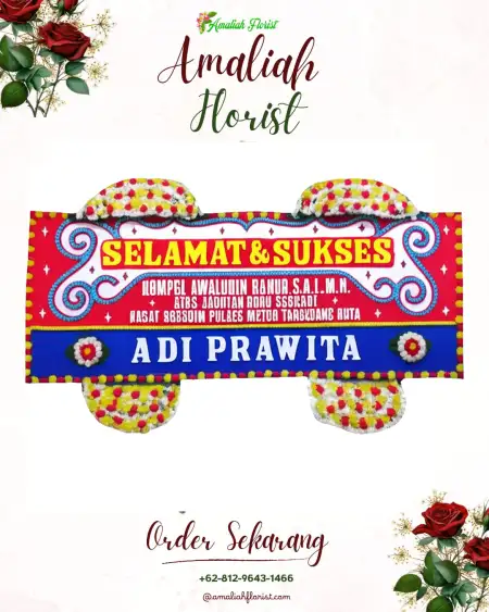 Papan Bunga Ucapan Selamat Halong