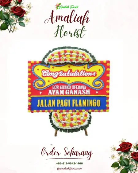 Sewa Papan Bunga Halong